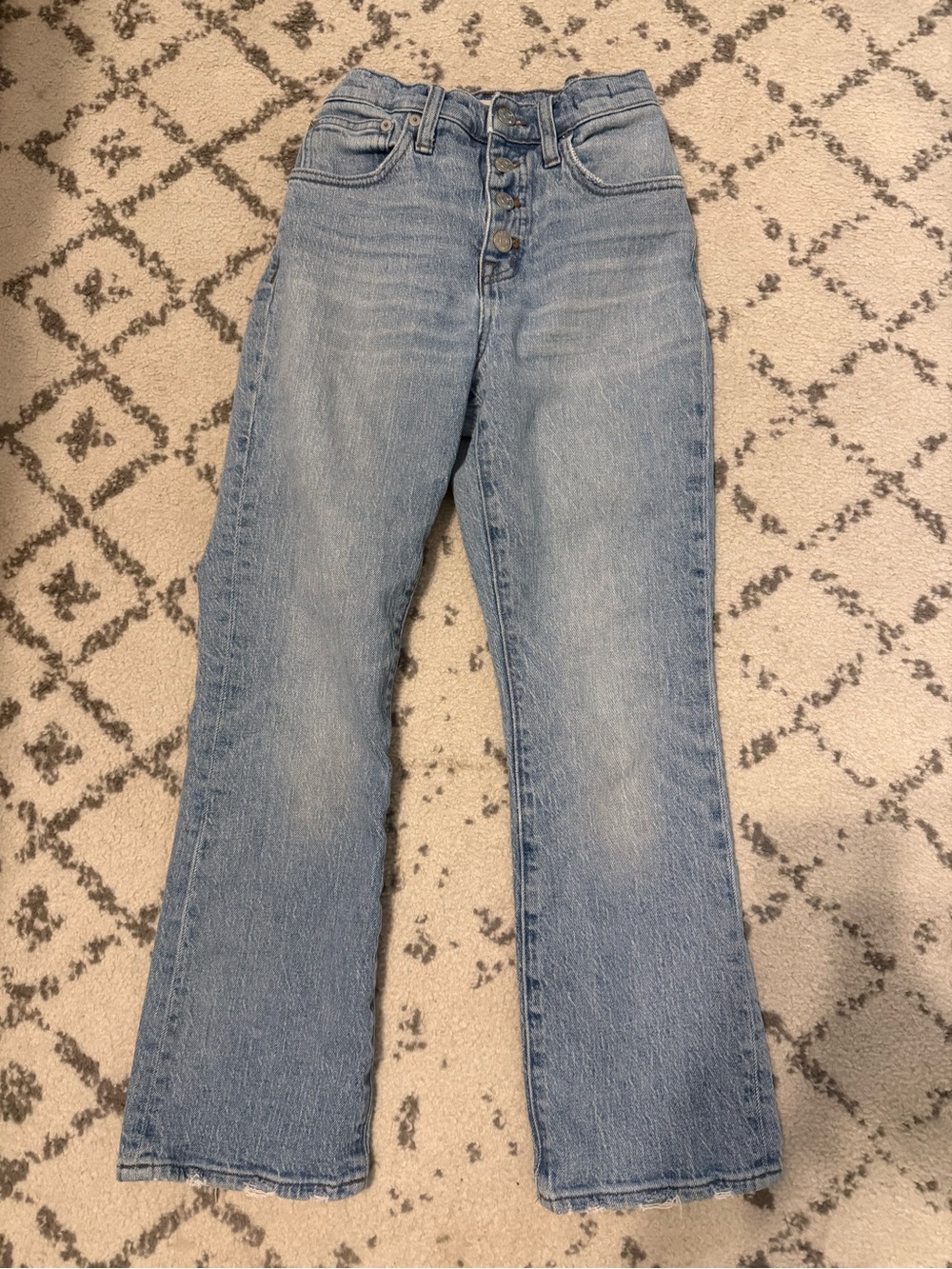 High-Rise Light Blue Women's Jeans - Classic Straight Leg